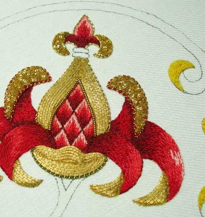 Goldwork Embroidery: Smooth Passing Thread