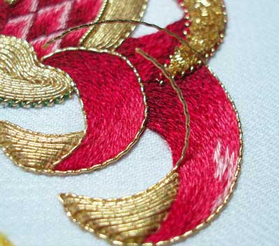 Goldwork Embroidery: Finishing Touches