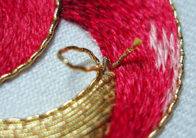 Goldwork Embroidery: Finishing Touches