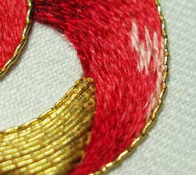 Goldwork Embroidery: Finishing Touches