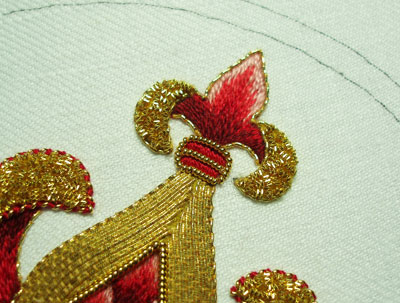 Goldwork Embroidery: Finishing Touches
