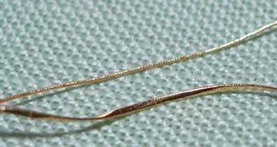 Real Metal Threads for Hand Embroidery: Flatworm