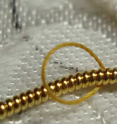 Goldwork Threads: Embroidery with Real Metal Threads: Pearl Purl