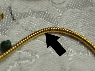 Goldwork Threads: Embroidery with Real Metal Threads: Pearl Purl