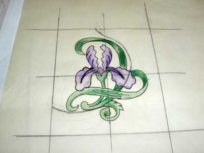 Goldwork Iris