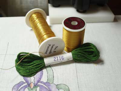 Goldwork Iris