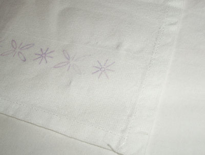 How to Iron On Transfer a Repeat Pattern for Hand Embroidery