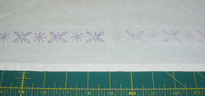 How to Iron On Transfer a Repeat Pattern for Hand Embroidery