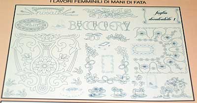 Iron-on Transfers for Hand Embroidery by Mani di Fata of Italy