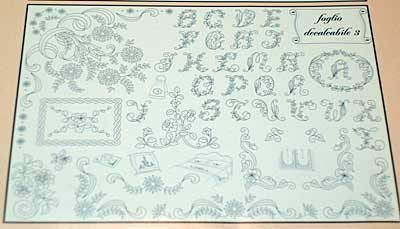 Iron-on Transfers for Hand Embroidery by Mani di Fata of Italy