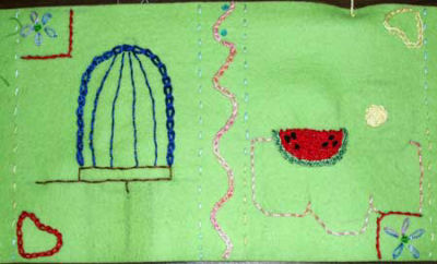 Children's Embroidery Projects: Notebook Cover