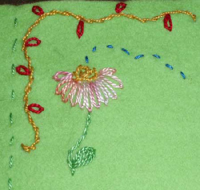 Children's Embroidery Projects: Notebook Cover