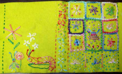 Children's Embroidery Projects: Notebook Cover