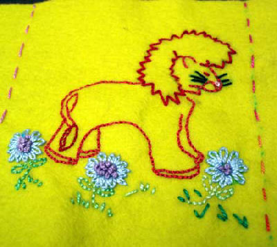 Children's Embroidery Projects: Notebook Cover