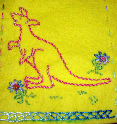 Children's Embroidery Projects: Notebook Cover