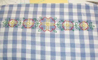 Embroidered Kitchen Towel from Summer Children's Embroidery, 2008