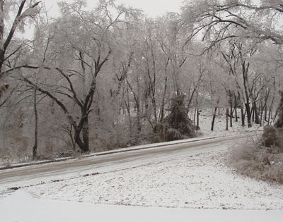 Central Plains Ice Storm, December, 2007