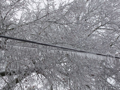 Central Plains Ice Storm, December, 2007