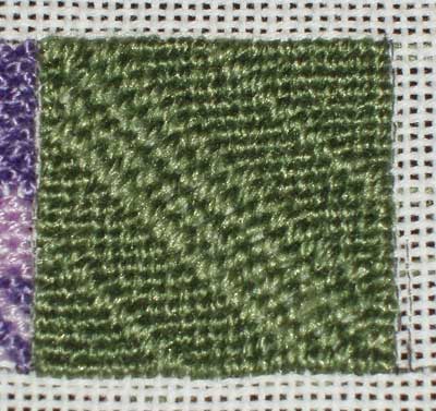 Needlepoint Sampler in the works