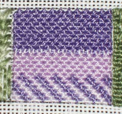 Needlepoint Sampler in the works