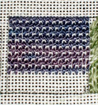 Needlepoint Sampler in the works