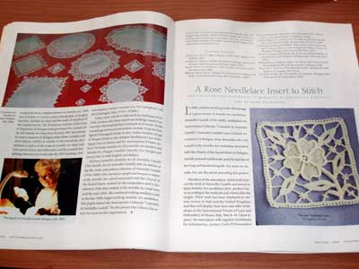 Piecework Magazine, published by Interweave Press