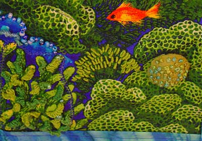 Aquatic Sampler in Applique and Embroidery