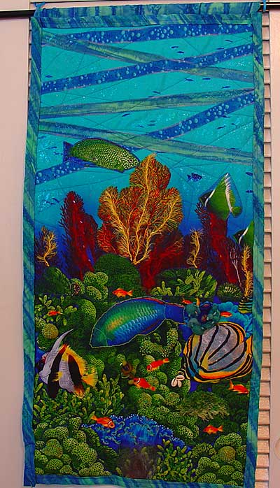 Aquatic Sampler in Applique and Embroidery