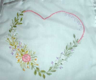 Reader's Embroidery: Hand Embroidered Quilt Hearts