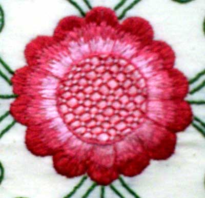 Sunflower Cross Embroidery by Meeta