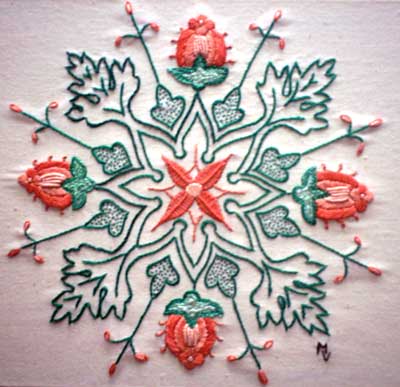 Embroidered Medallion by Meeta