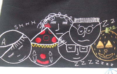 Reader's Embroidery: Embroidered Pillowcases