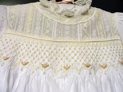 Hand Embroidered Christening Gown