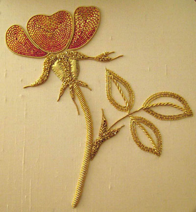 Reader’s Embroidery: Goldwork Rose – NeedlenThread.com