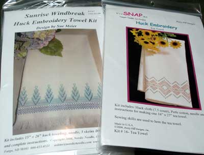 Huck Embroidery Kits from Nordic Needle