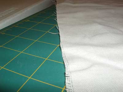 Cutting Linen for Embroidery