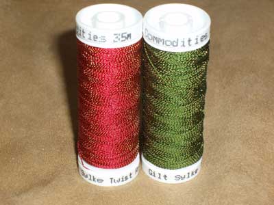 Gilt Sylke Twist: Hand Embroidery Thread in Silk and Gold