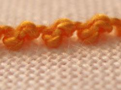 Palestrina Stitch viewed from the side