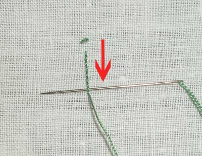 Whipped Backstitch