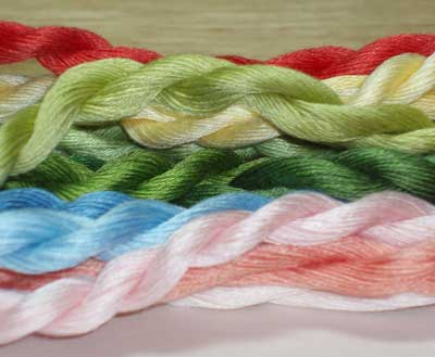 Cotton Floche Vs Danish Flower Thread