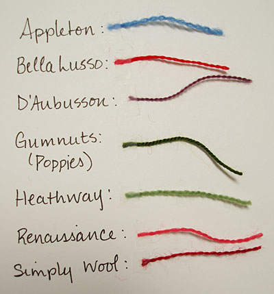 Wool Threads for Crewel Embroidery: Comparison