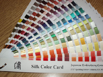 Embroidery Silk Color Card: The Whole Palette –