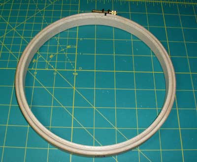 Bates Plastic Embroidery Hoop - Light Blue-Size 6