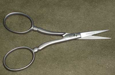 Vintage Lot Of 2 Pair Embroidery Small Sewing Scissors Stainless