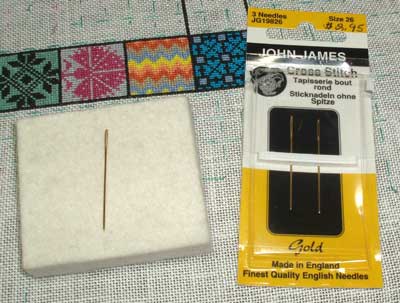 John James, Tapestry Needles size 24 - Picking Daisies