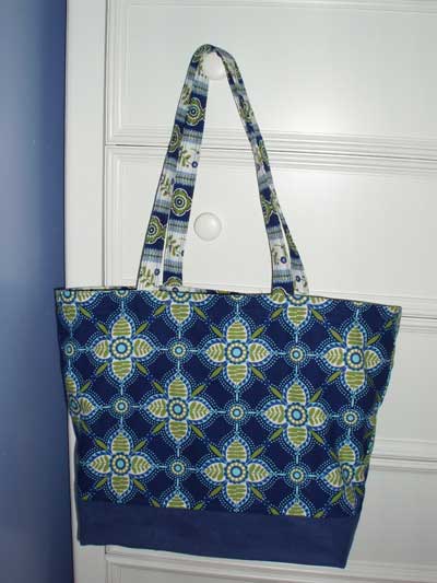 Use a tote bag to store and carry your needlework projects!