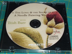 Needle Painting Embroidery Projects CD from Trish Burr