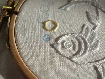 Using Watercolor Pencils to Transfer Embroidery Designs