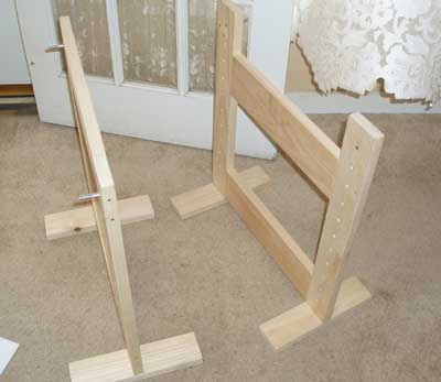 Trestles for Slate Frames for Hand Embroidery