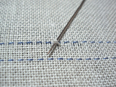 Drawn Thread Embroidery on Whitework Sampler